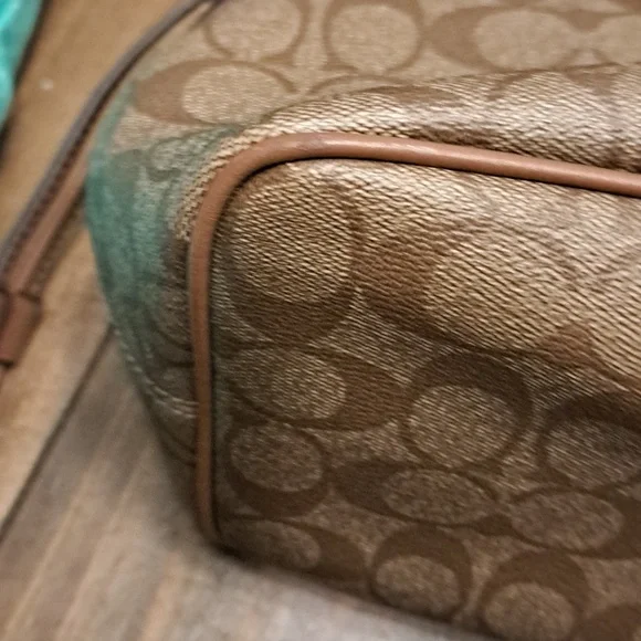 Coach Drawstring Carryall in Signature Canvas 2017 So Pretty Clean - Picture 13 of 14